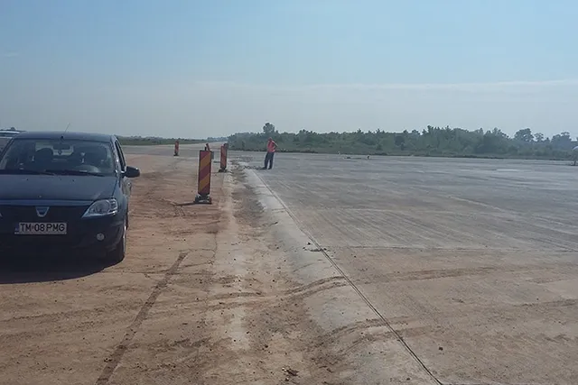Măsurători PROMETER M&G desfășurate pe platforma unui aeroport